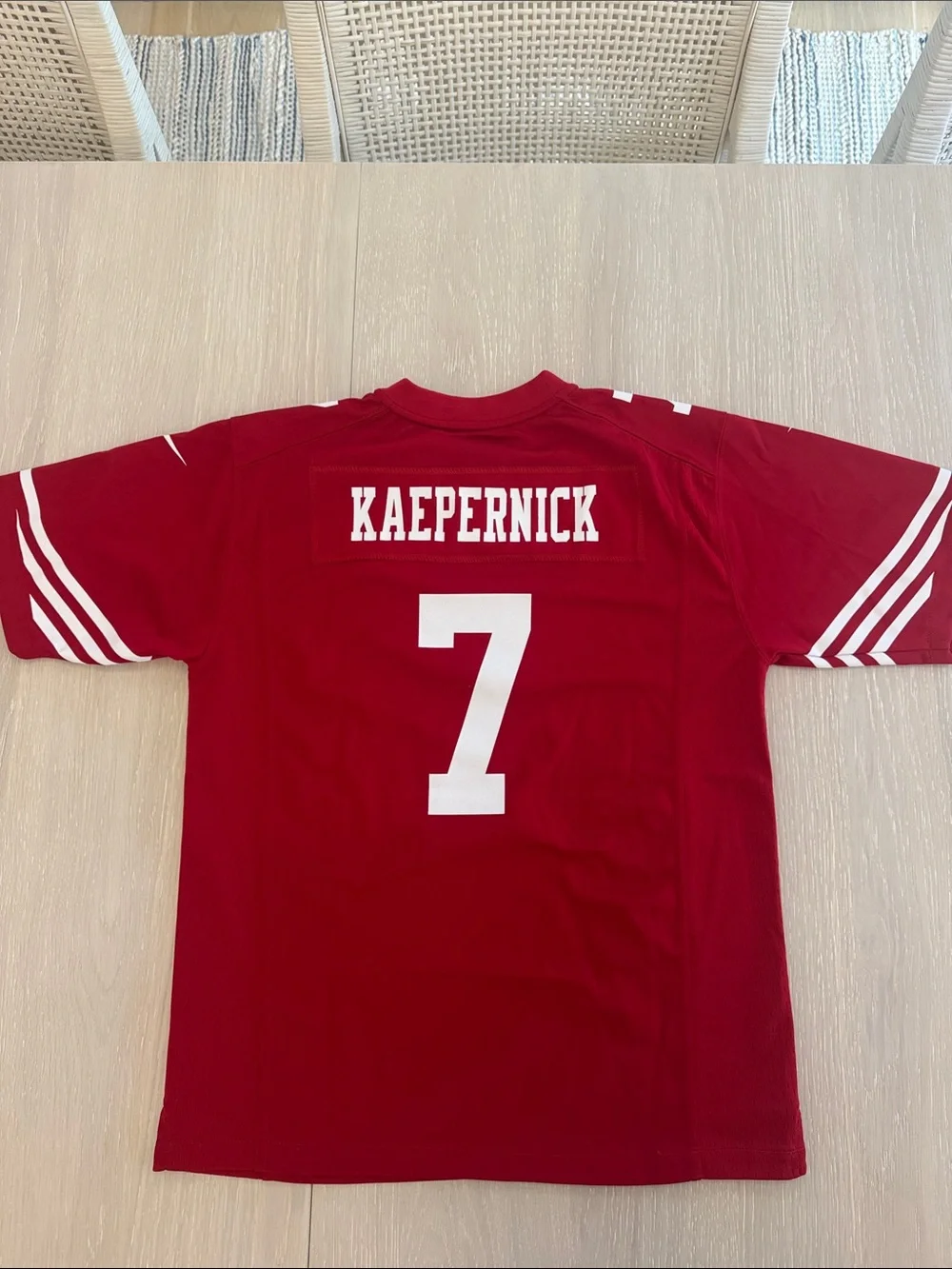 Kaepernick football jersey San Francisco 49ers #7